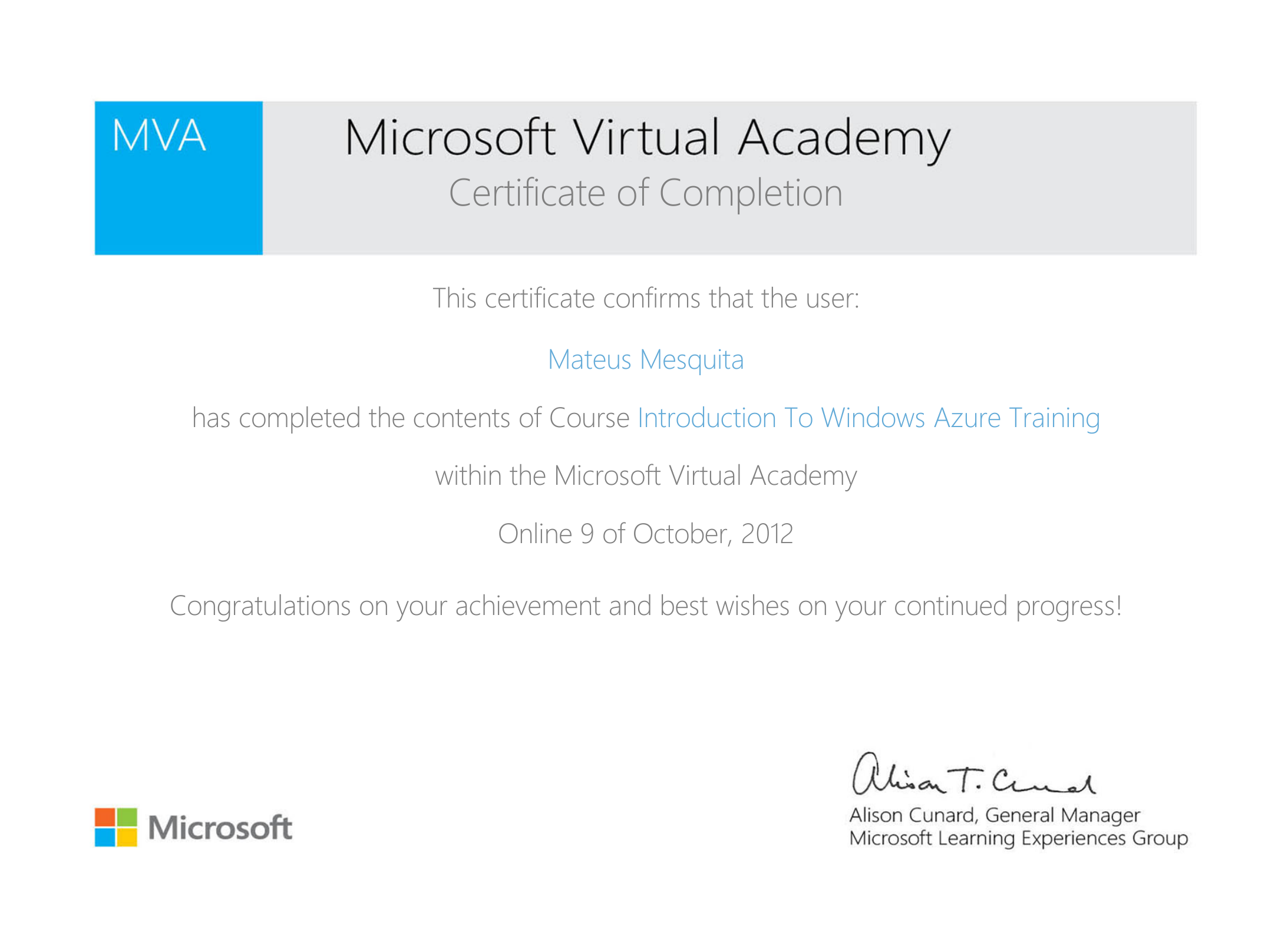 Image of 2012_10_09_Introduction_To_Windows_Azure_Training
